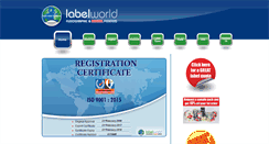 Desktop Screenshot of labelworld.ie