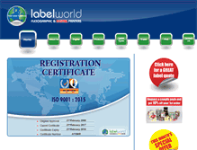 Tablet Screenshot of labelworld.ie