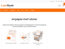 Tablet Screenshot of labelworld.nl